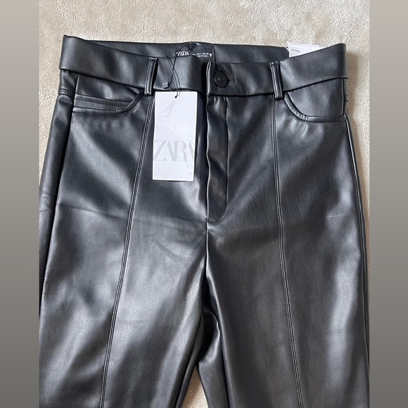 Zara Leather leggings - Picture 2 of 8